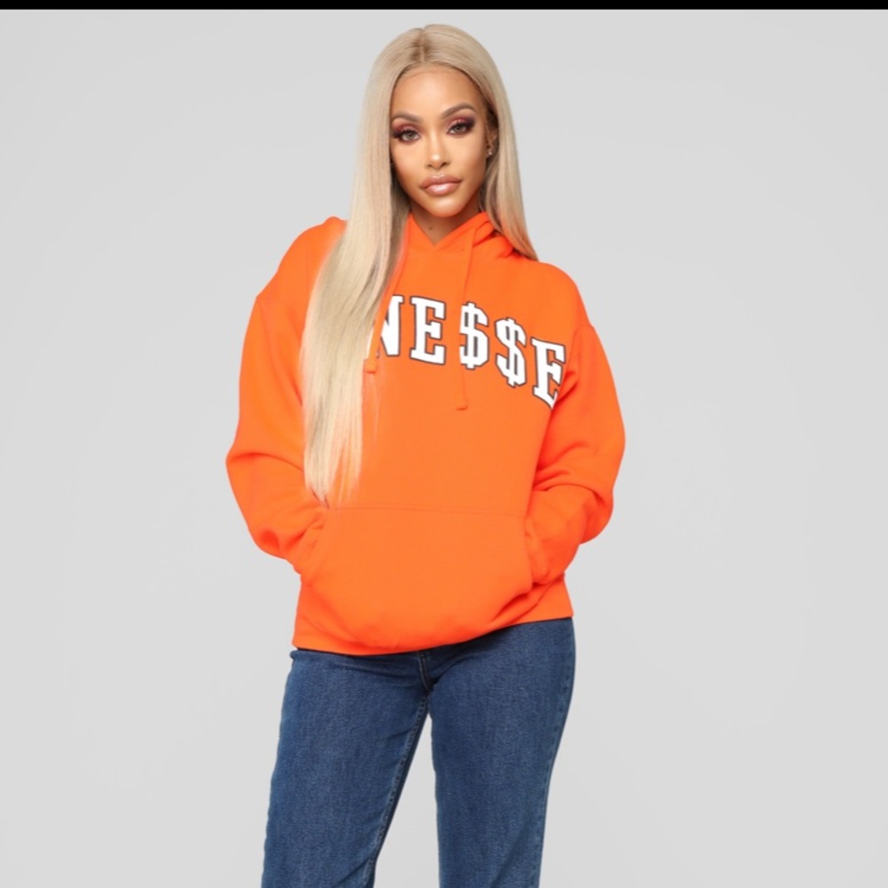Finesse Sweatshirt - Orange (Fashion Nova)